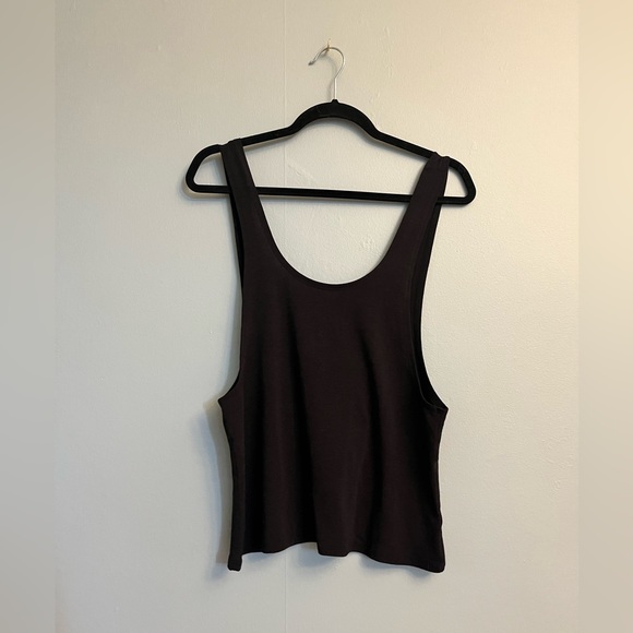 Montiel Black Tank with Scoop Back - Picture 1 of 3
